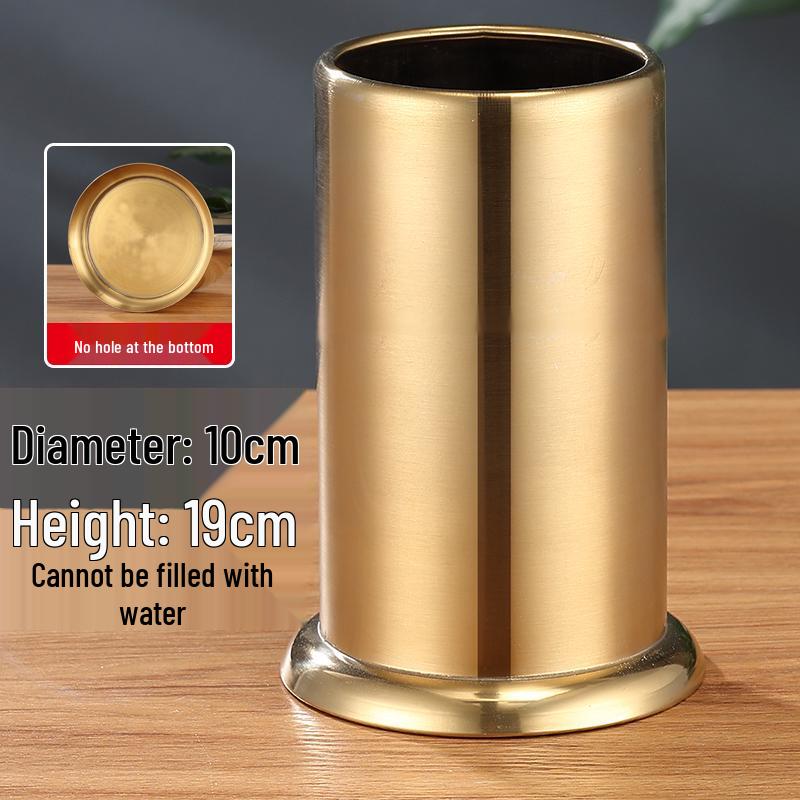 Stainless Steel and Bamboo Skewer & Chopstick Holder