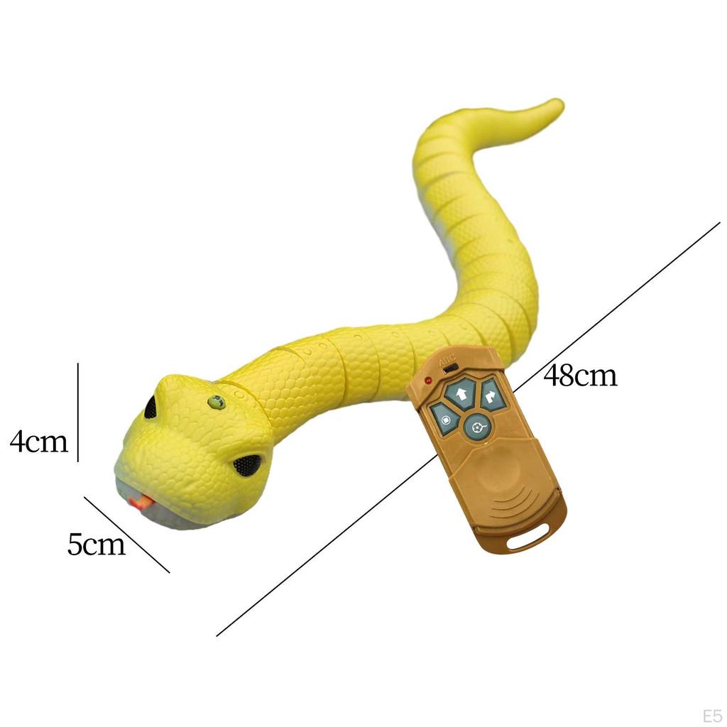 RC Snack Toy Electric Simulation Serpent Snake Moves Fake Realistic Crawling