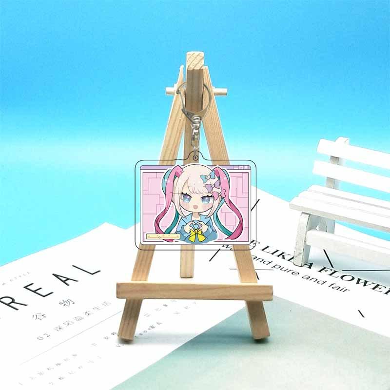 6cm Anime chain Needy Girl Overdose Women Chain For Men Ring Acrylic Car ring Party Pendant Cos Girls Gift