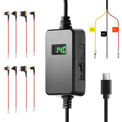 70mai Hardwire Kit UP06 Parking Surveillance Low Voltage Voltage Parking Wide Voltage Compatible with 70mai Dash Cams 4K and 4K Option, 3-Level