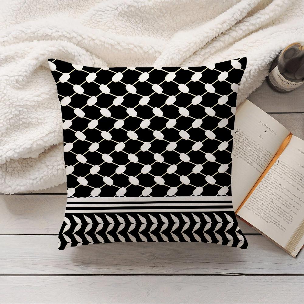 Fashion Hattah Keffiyeh Pillow Case Home Decoration Cushion Cover Suitable For Bedroom Car Office Sofa