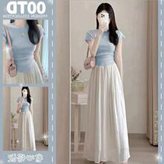 2026 Floral Off-Shoulder Puff Sleeve Spring/Summer Dress for Women - Slimming, Waist-Cinched, Short Sleeves, Sweet Super Fairy Style