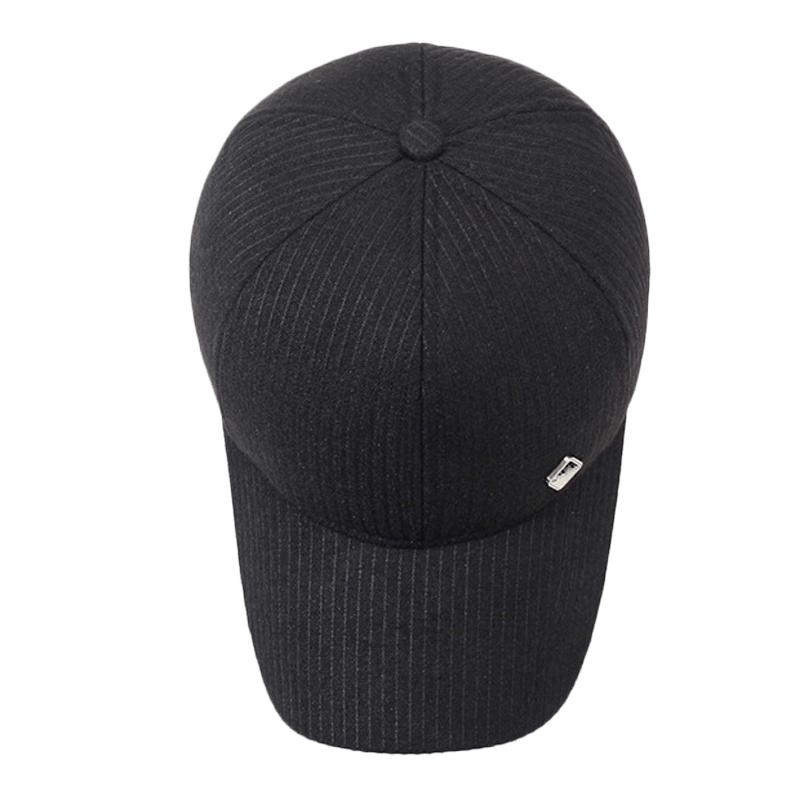 Middle-Aged and Elderly Cap Men's Autumn Winter Ear Protection Cap Warm Cotton Cap Baseball Cap Father Cap