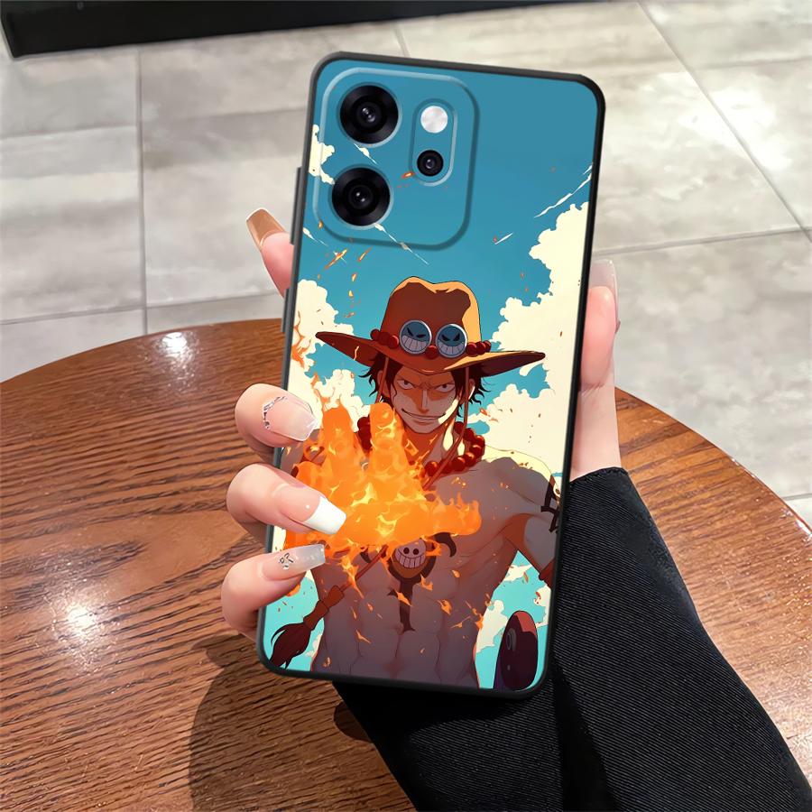 Ones Pieces Luffy Case for Oppo A83 A78 A93 Reno 4F 5 6 7 8 10 11 14 A76 A96 A98 F9 F11 F29 A84 A74 Phone Cover