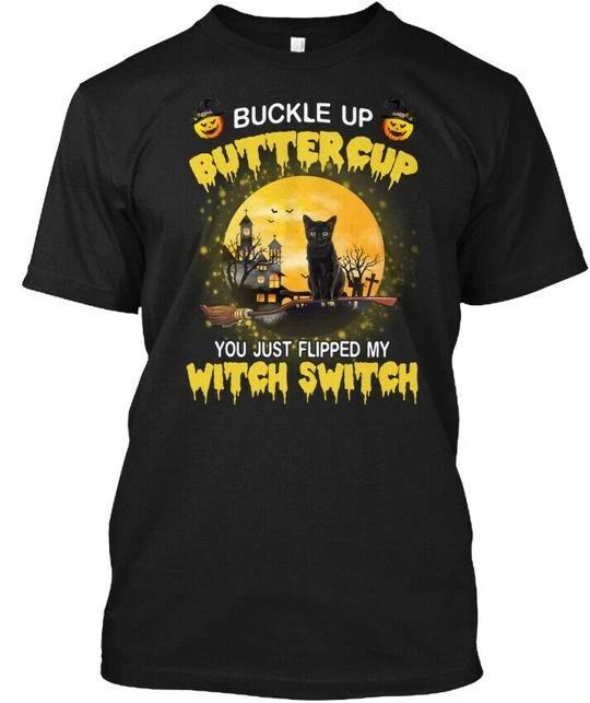Meowy Cat My Witch Switch Halloween T shirt Made in the USA Size S to 5XL