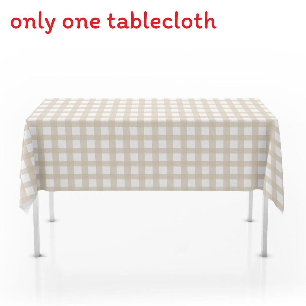 Peva Thickened Disposable Tablecloth With Dustproof And Oilproof Surface For Events And Decor