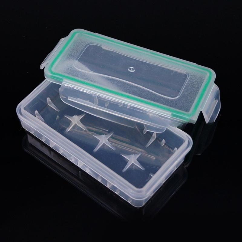 Portable Carrying Box Battery Case Storage Transparent Plastic Safety Box Battery Storage Box