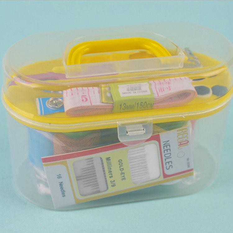 46-Piece Large Sewing Kit: Needle & Thread Mending Set