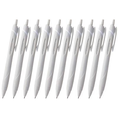 Mitsubishi Pencil Jetstream Ballpoint Light Easy To Write 10P Oil-Based Pens, 10-Pack, 0.38mm Tip, Gray, With, SXN15038.37