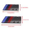 1Pcs 7.3cm 9cm M Logo 3D ABS Car Styling Front Grille Badge Emblem Accessory For BMW Performance E36 E60 E90 X2 X1 X3 X5 E46 M3