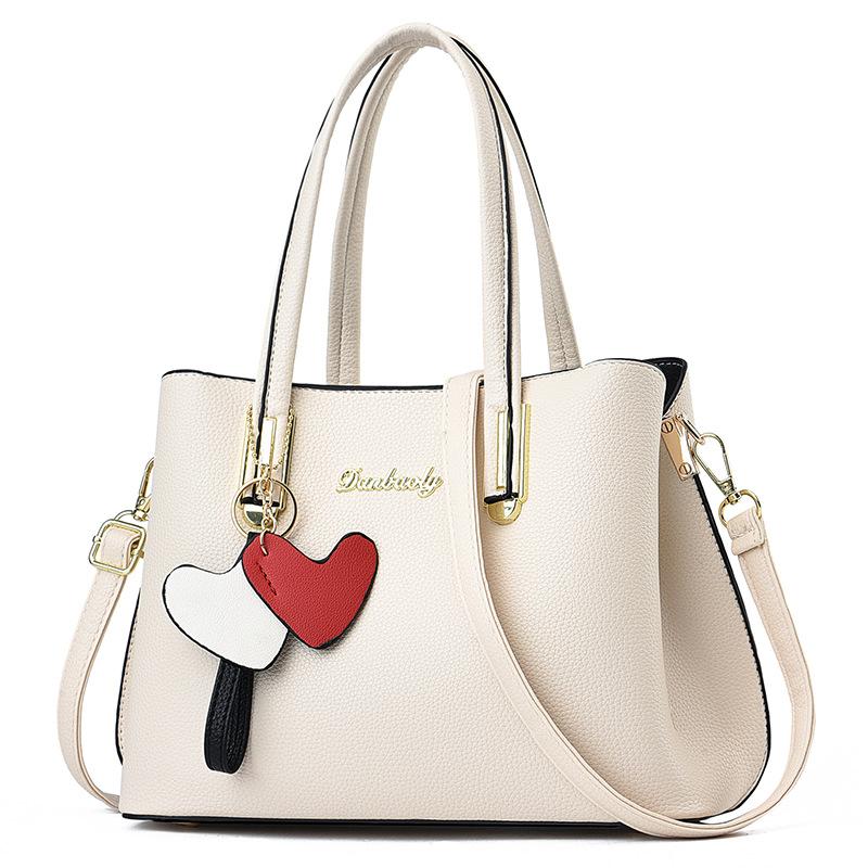 Новая женская сумка большой вместимости, красная свадебная сумка невесты, модная женская сумка через плечо, простая ручная сумка для мамы