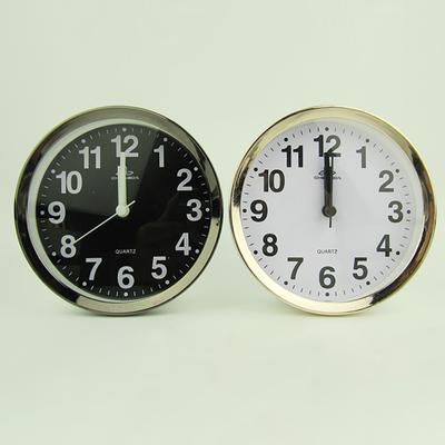Desk Clock Electroplating Frame Timekeeping 4 Different Shapes Mini Quartz Bedside Beep Alarm for Bedroom