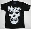 Punk Rock Band Misfits Classic Skull With Logo Tee Shirt New