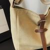 Vintage Canvas Crossbody Bag Tooling Style Shoulder Bag Women Commuter Tote Bag