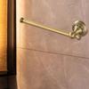 Copper Wall Mounted Tissue Holder Copper Single Towels Rail Rod Toilet Paper Roll Dispenser Bathroom Accessory