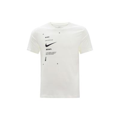 Sportswear Swoosh Club Letter Print Short Sleeve Crew Neck T-Shirt Men Tops White DJ5374-110