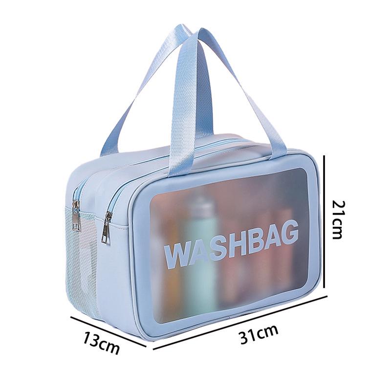 Large Capacity Transparent PVC Waterproof Toiletry & Beach Bag