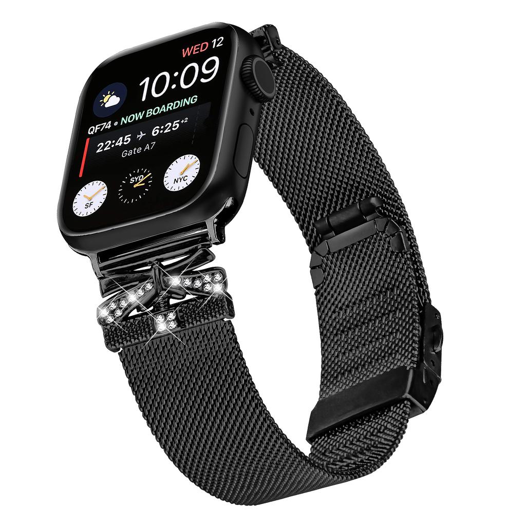 Watch Band for Apple Watch Series 10 42mm/9 8 7 41mm/Series 6 5 4 SE SE (2022) SE (2023) 40mm/Series 3 2 1 38mm Stainless Steel Strap