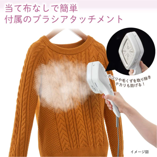 Hitachi Clothing Steamer Steam Iron CSI-ST1BE H Light Gray Powerful Shot Steam with Brush