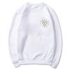 Neuer schlichter und weiter Hoodie mit Rundhalsausschnitt für Herbst und Winter 6940