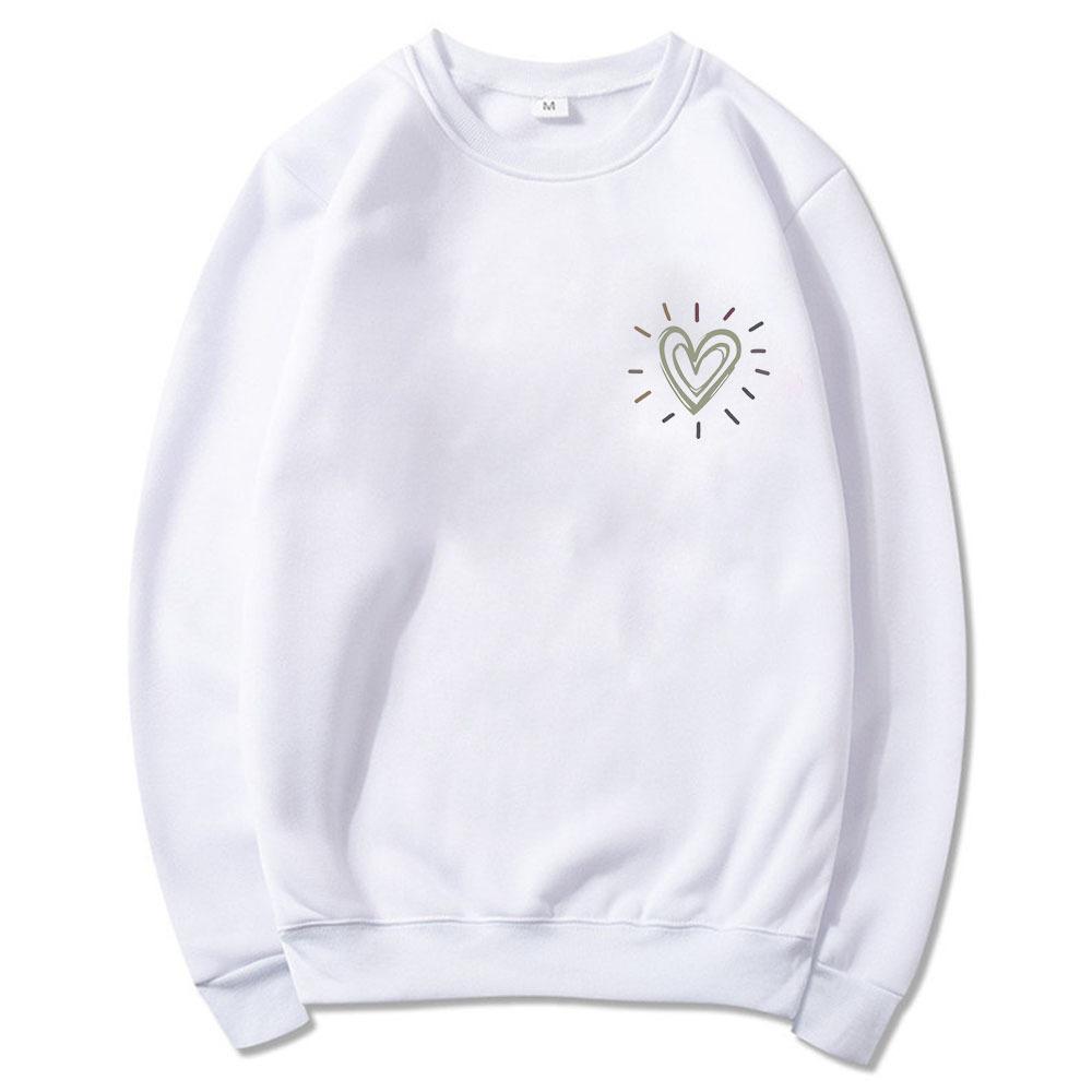 2026 autumn and winter new round neck spring and autumn simple loose sweater factory direct sales spot trendy women s tops S белый