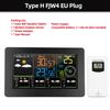 FJW4 Color WiFi Weather Station APP Control Smart Weather Monitor Indoor Outdoor Temperature Humidity Digital Clock Functions