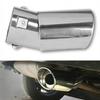 Car Exhaust Pipe Tip Rear Tail Muffler Stainless Steel Chrome Auto Universal EOA