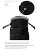 Plus Size 48 Waterproof Unisex High-Top Winter Snow Boots with Side Zipper