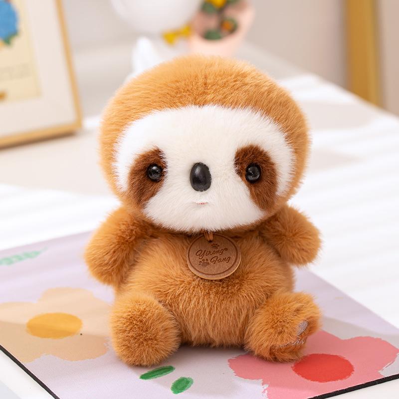 

Xiangdun Dun Paradise Doll Trendy Toys Desktop Accompaniment Dolls Little Raccoon Doll Cute Plush Dolls 15cm