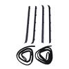 Front Door Window Weatherstrip Kit 15569071 Sweep Felt Trim   Run Channel   Replacement for C1500 C2500 C3500 K1500  00 K3500