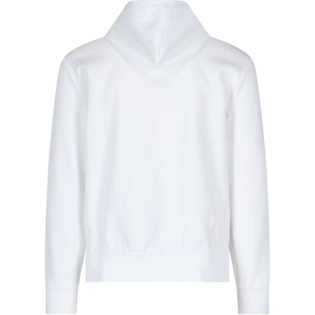 Polo Ralph Lauren Ss22 Logo Embroidered Hooded Zip-Up Long Sleeve Sweatshirt Men Sweatshirt White 710883329013