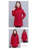 Women's Mid-Length 2025 Winter White Duck Down Jacket - High-end Korean Style, Slimming, Thickened Coat