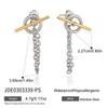 Youthway 18K Gold PVD Plated Stainless Steel Earring For Women New Tassel Chain Dangle Drop Earring Party Jewelry Gifts