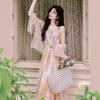 Super Good-looking, Unique and Beautiful Suspender Dress, Great-looking Seaside Vacation In Summer, Beach Long Skirt, High-end Sense