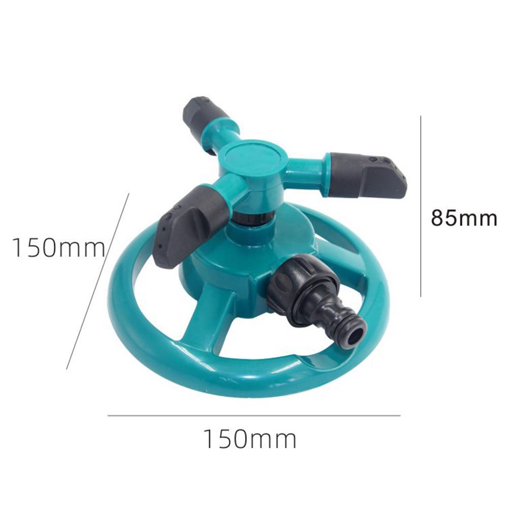1/2Pcs 3 Nozzle Garden Sprinkler 360 Degree Automatic Rotating Water Spray Garden Watering Irrigation Supplies Garden Lawn