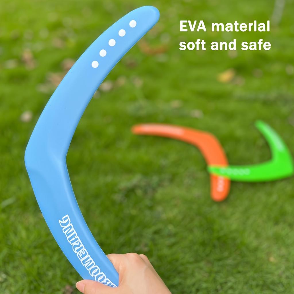 Soft and Safe High-Density EVA Material Boomerang | Outdoor Activity, Boy Toys Flying Around, Boomerangs, Spinning Frisbee