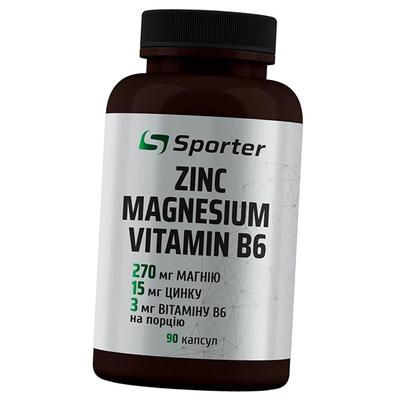 ZMA, Zinco Magnesio B6, Zinc Magnesium Vitamin B6, 90caps (08584001)