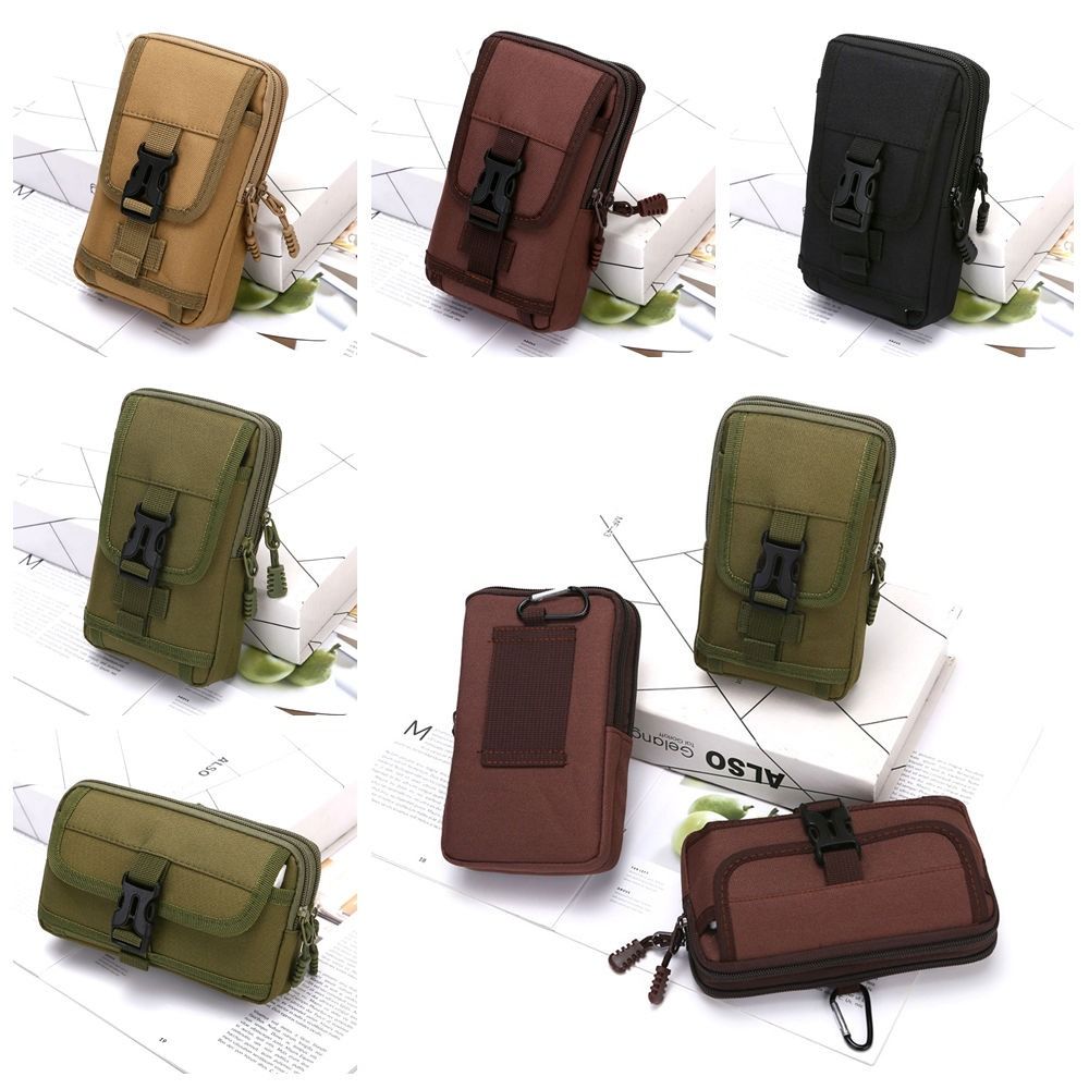 Horizontale/Vertikale Stil Handytaschen Nylonstoff Handy Geldbörse Gürtel Hüfttasche Outdoor