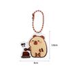 Acrylic Capybara Keychain Kapibara Capibara Pendant Kawaii Capybara Bag Hanging  Unisex