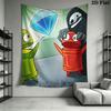 R.E.P.O Wall Hanging Printed Fabric Blanket Decorative Tapestries for Bedroom Living Room Home Decor