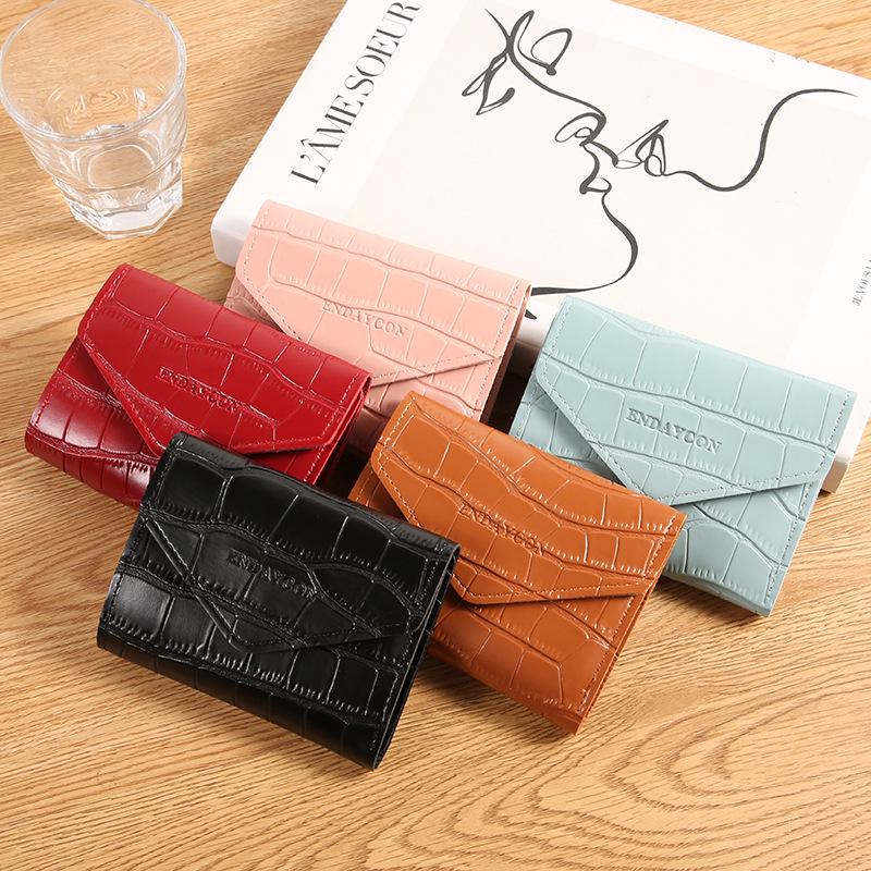 Korean Style Stone Pattern Large Capacity Multifunctional Wallet and Card Holder