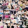 60Pcs Straykids Stickers Skzoo Bangchan Felix Hyunjin Star Surrounding Water Cups Luggage Handbag Decoration Stickers