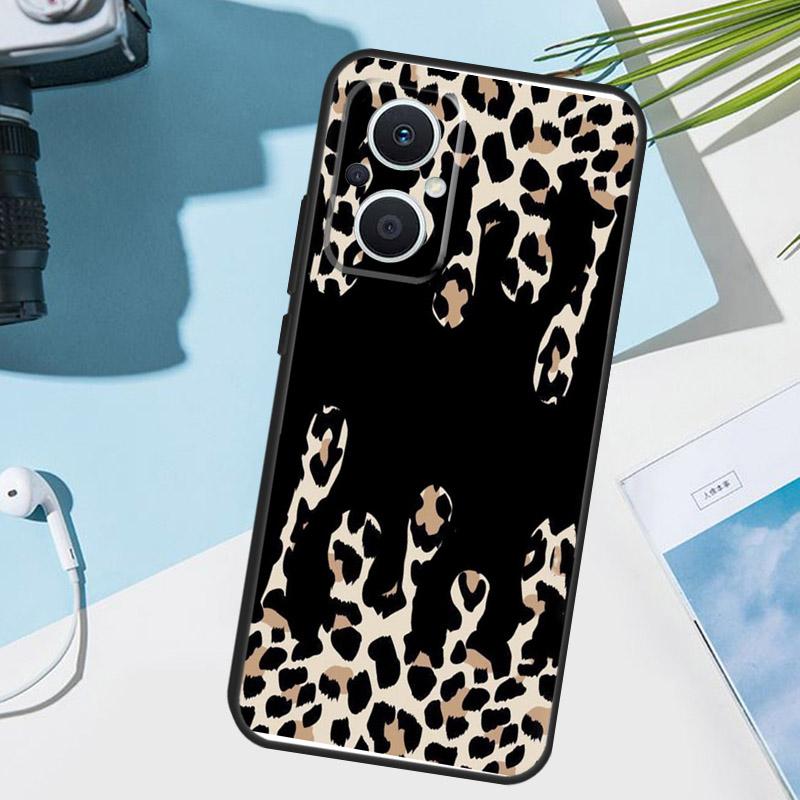 Fashion Leopard Print Cover For OPPO Reno 11 12 13 14 Pro 11F 12F 13F 14F 7 8 Lite OPPO Find X5 X6 X8 X9 Pro Case