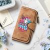 Wolf Print Long Wallet Forever Stylish Casual Portable Multi Card Holder Purse