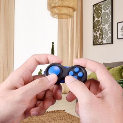 Fidget Pad Portable Stress-relieving 4 Buttons Game Joystick Stress Reliever for Teens