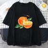 Fruit Pomegranate Orange Harajuku Women Tshirt Fashion Kawaii Female T Shirt Spring and Summer Casual Short Sleeve Tops Couples