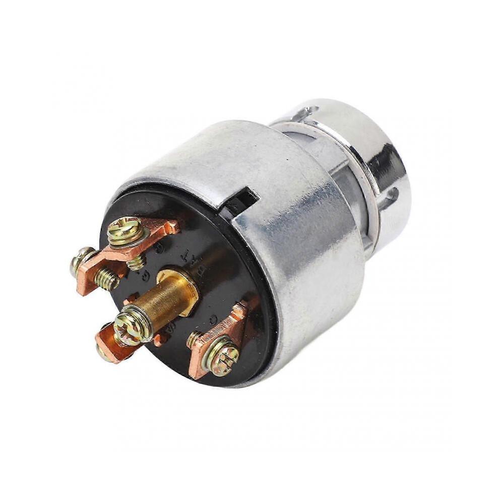 Tractor Ignition Switch 66021 55140 Aluminium Alloy Start Switch with 2 Keys Replacement for Kubota Tractors M4030 M4700