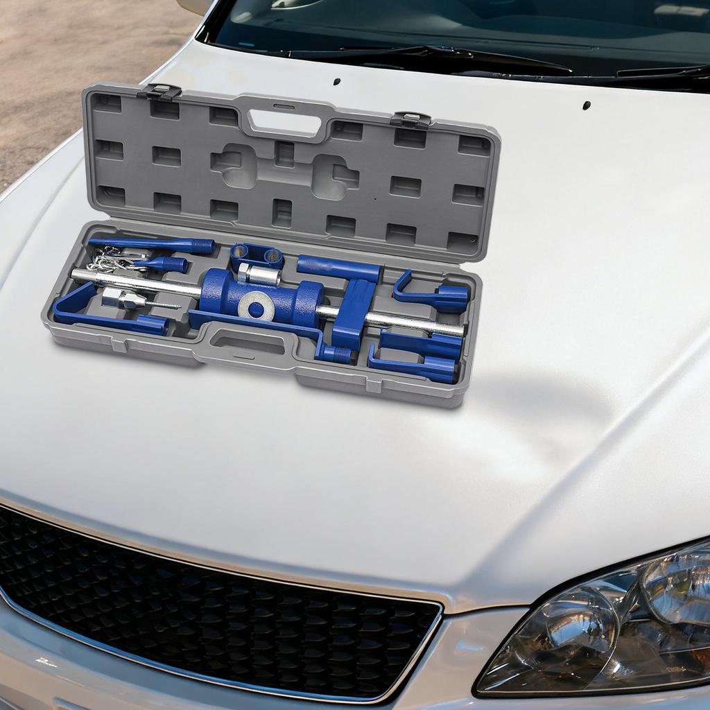 Dent Puller Kit, Automotive Slide Hammer & Frame Repair Tool Set for Efficient Car Body Dent Removal with Portable Carrying Case