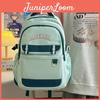 Youthful University Daypack With Padded Air Cushion Straps And Contrasting Color Stitching