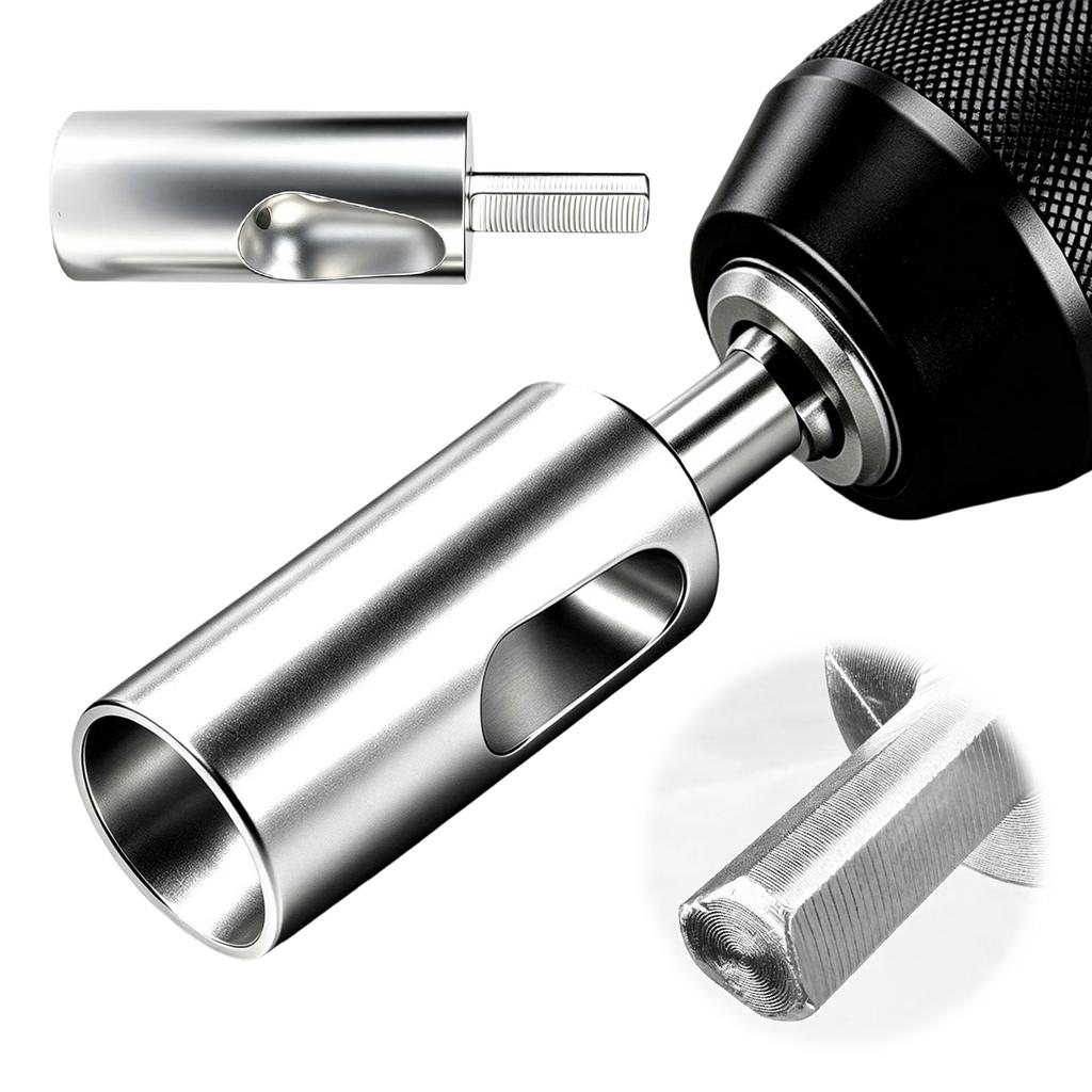 Draht-Easy-Twist-Werkzeug für 2,5-5 MM Eisendraht Tragbarer Kohlenstoffstahl-Drahtverdreher für Dreikant-Bohrfutter Elektrischer Bohrer